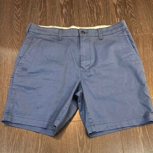 American Eagle Outfitters Men's Navy Flat Front Shorts